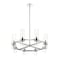 Z-Lite Datus 8 Light Chandelier, Polished Nickel & Clear 4008-8PN - alternate 6
